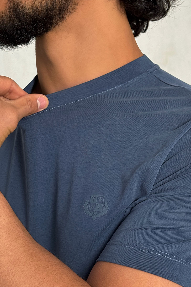 Loro Piana Футболка синего цвета 
