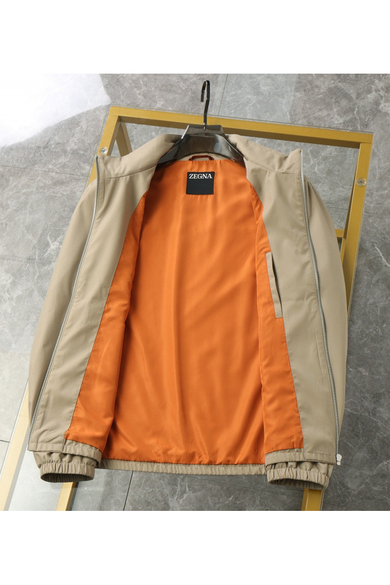 Zegna Мужская бежевая ветровка 