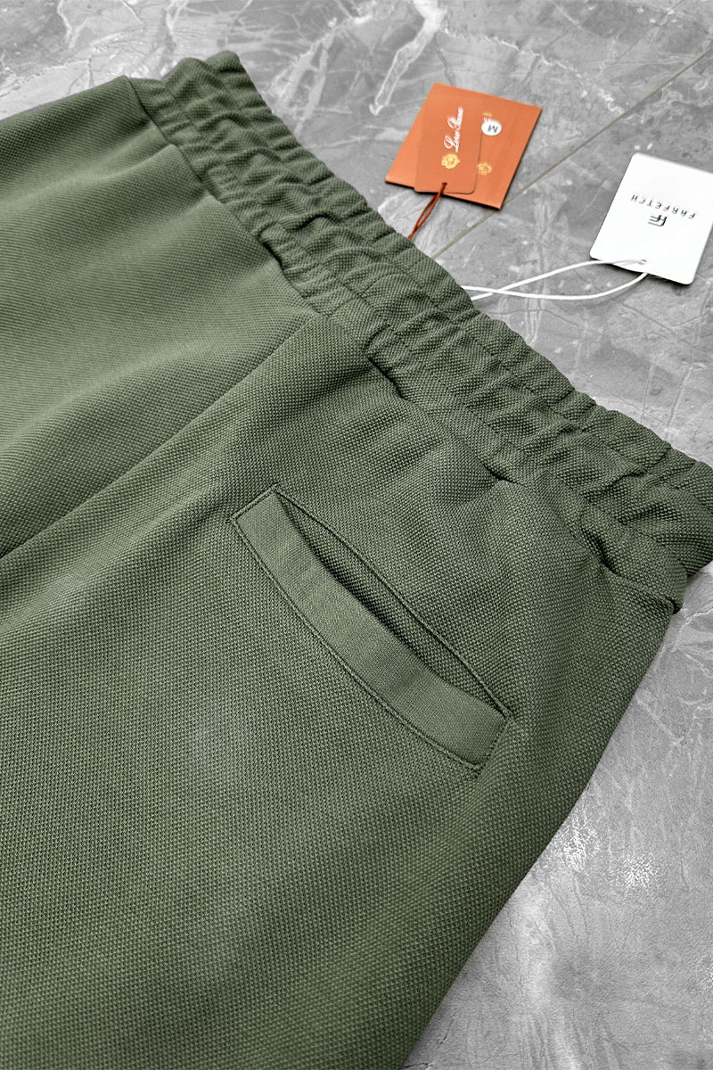 Loro Piana Спортивный костюм logo-embroidered - Green