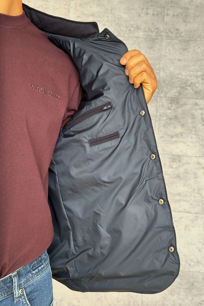 Loro Piana Мужской синий жилет 