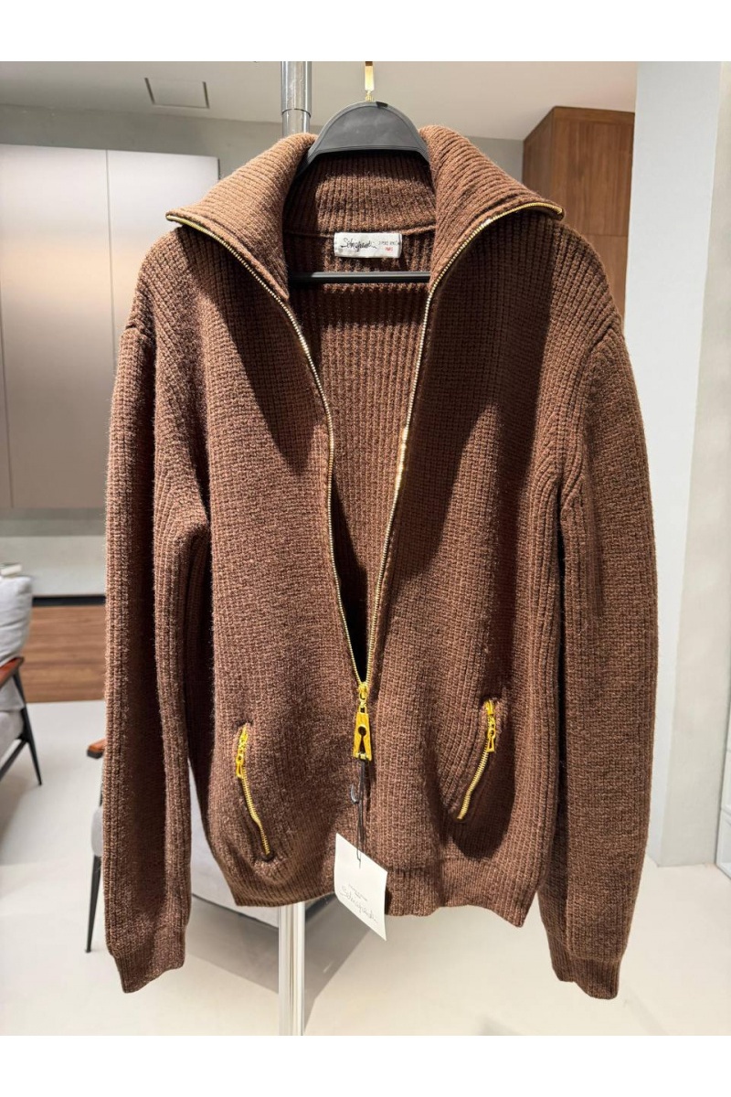 Schiaparelli Женский кардиган на молнии premium - Brown
