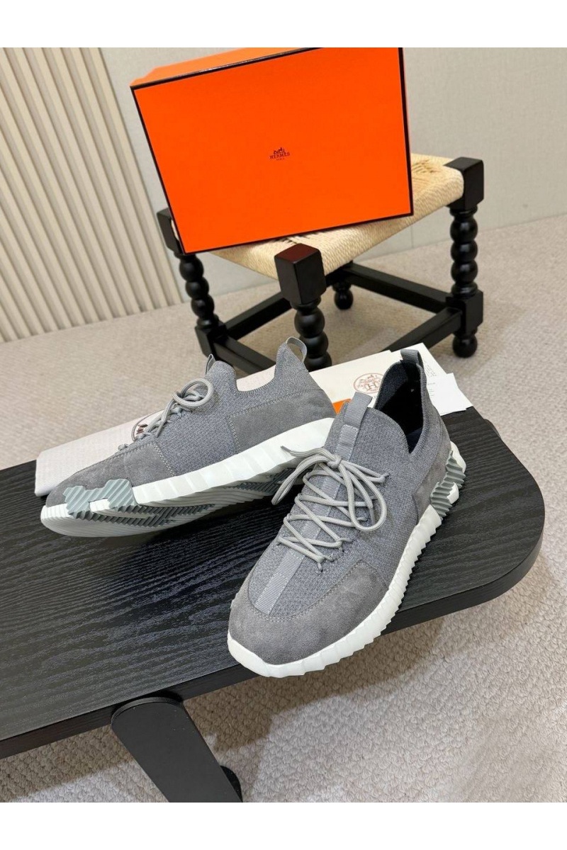 Hermes Текстильные кроссовки lift slip-on