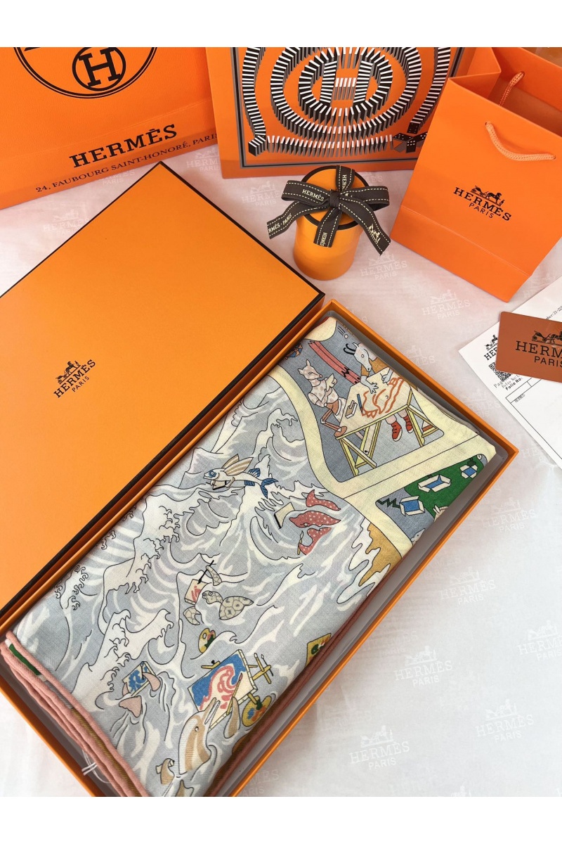 Hermes Платок Academia Hippica premium 140x140 см