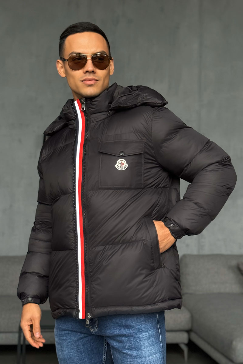 Moncler Мужская куртка чёрного цвета