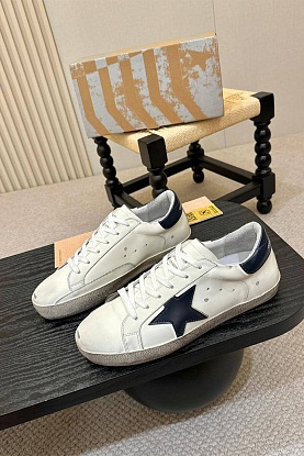 Мужские кожаные кроссовки Golden Goose Super-Star