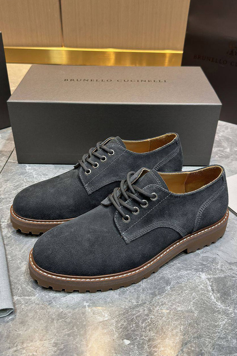 Brunеllо Сuсinеlli Замшевые ботинки серого цвета