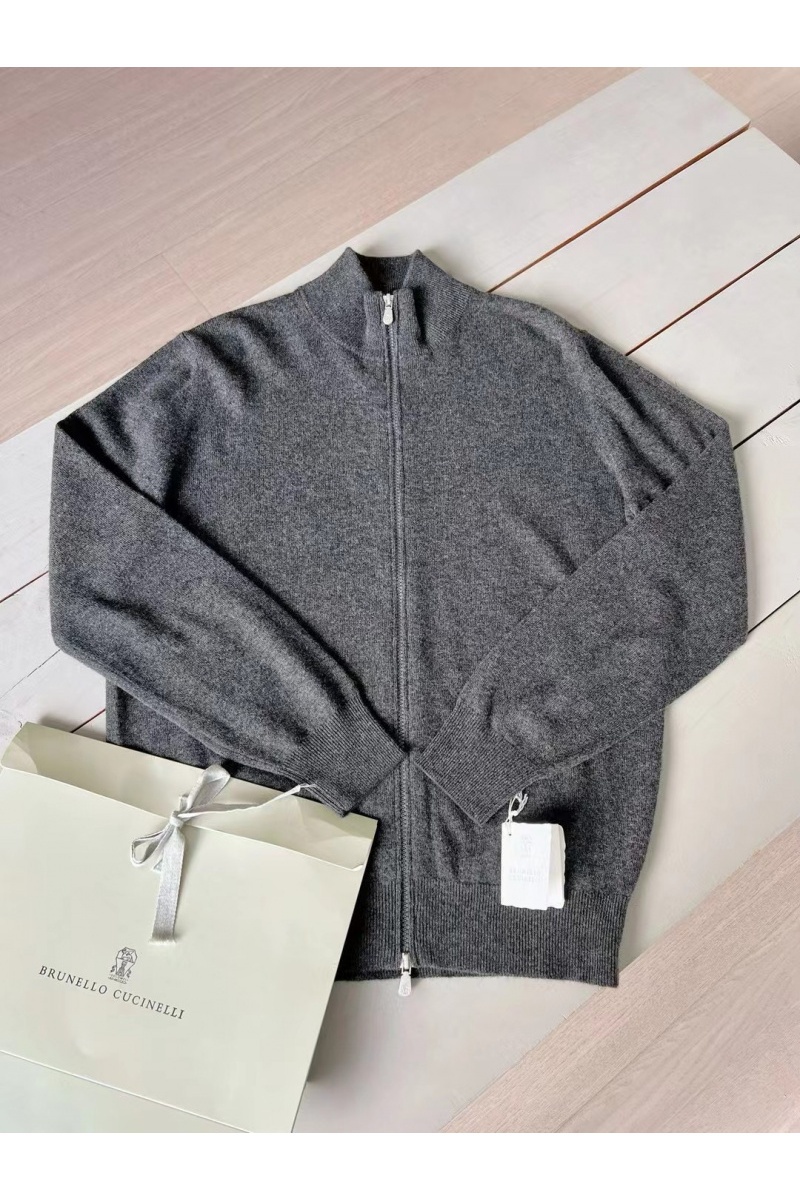 Brunеllо Сuсinеlli Кашемировый свитер Premium - Dark Grey