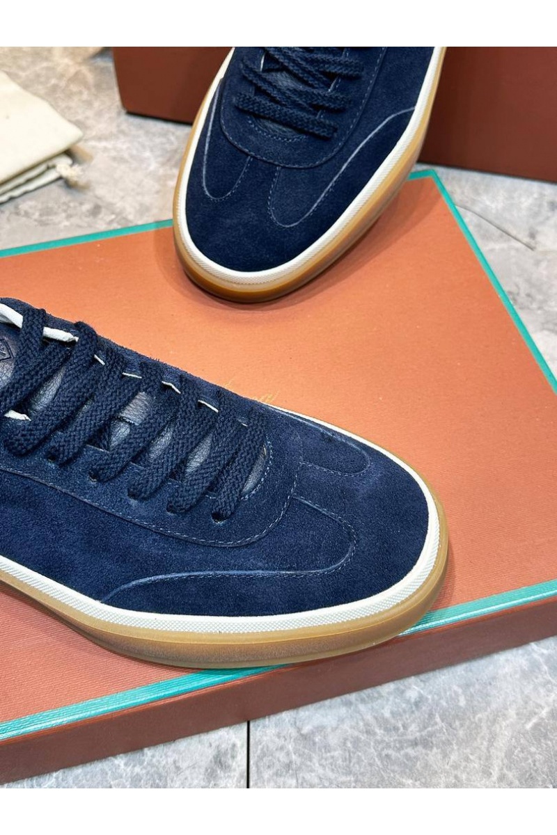 Loro Piana Мужские замшевые кроссовки Tennis Walk