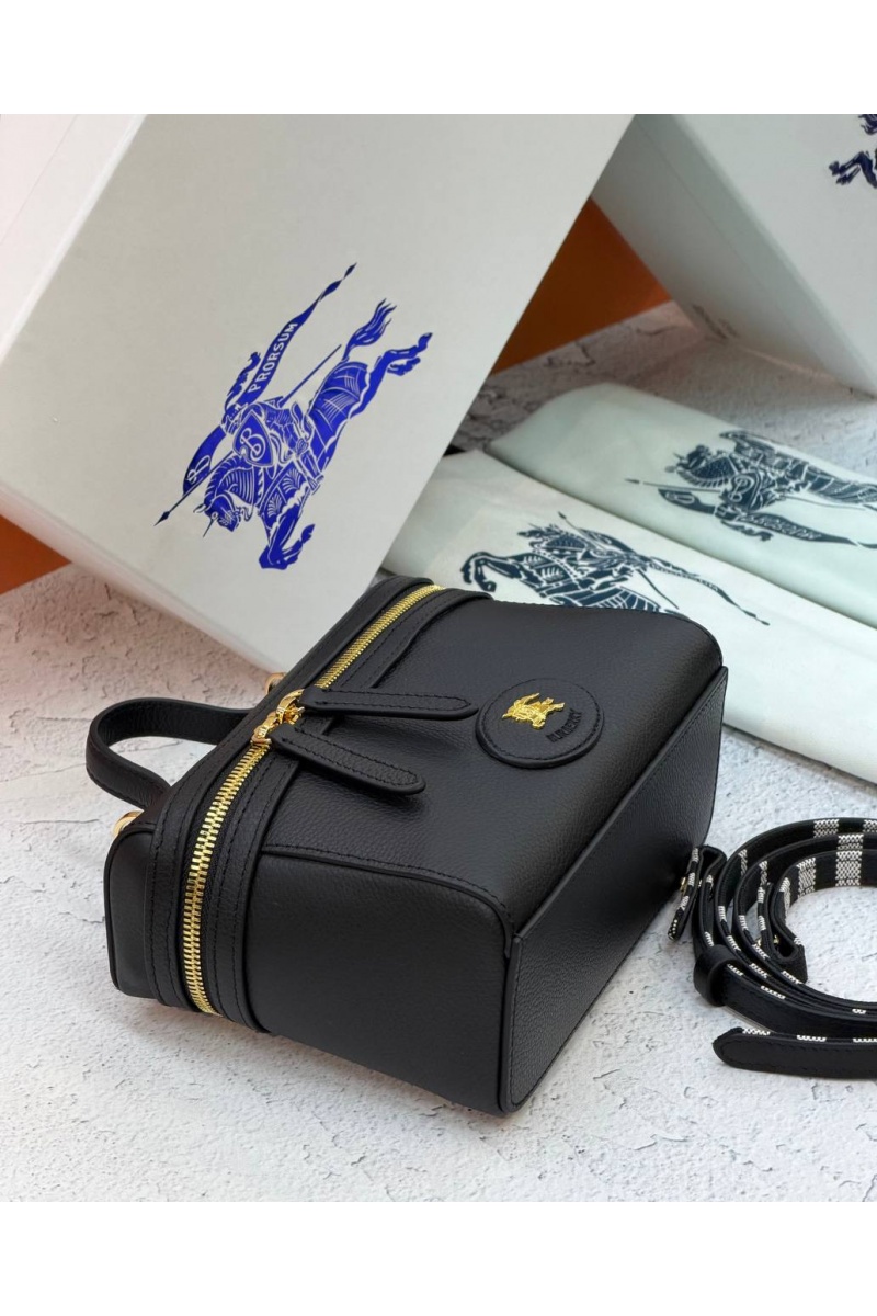 Burberry Кожаная сумка Bloomsbury Vanity premium 19.5x15x8 см