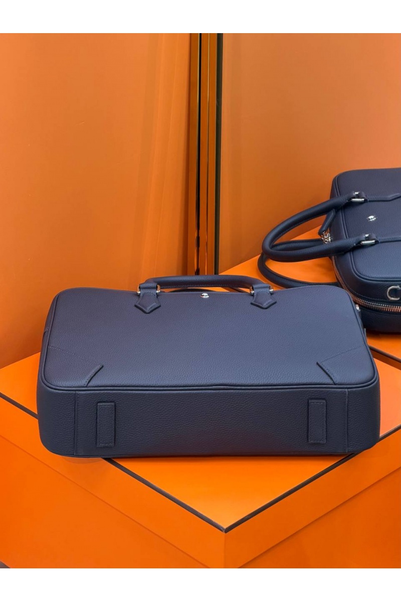 Montblanc Кожаная сумка Meisterstuck premium 37.5x27x8 см