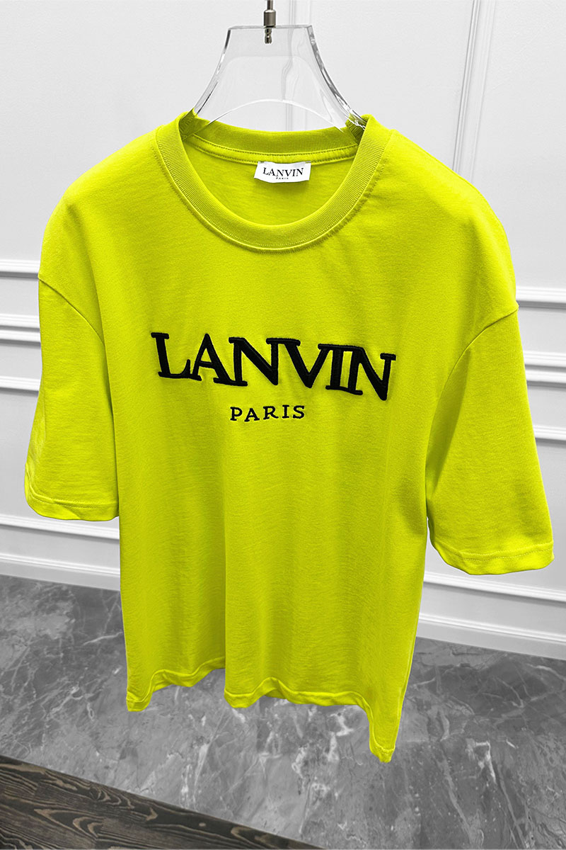 Designer Clothing Салатовая оверсайз футболка block-lettered logo-print