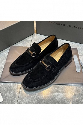 Замшевые лоферы Premium - Black