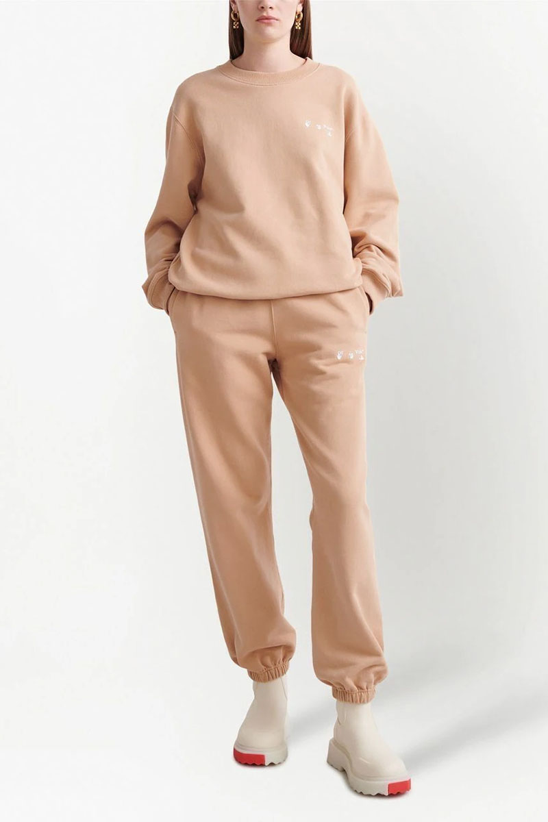 Off-White Женский костюм бежевого цвета