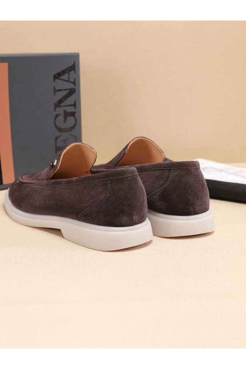 Zegna Мужские замшевые лоферы 