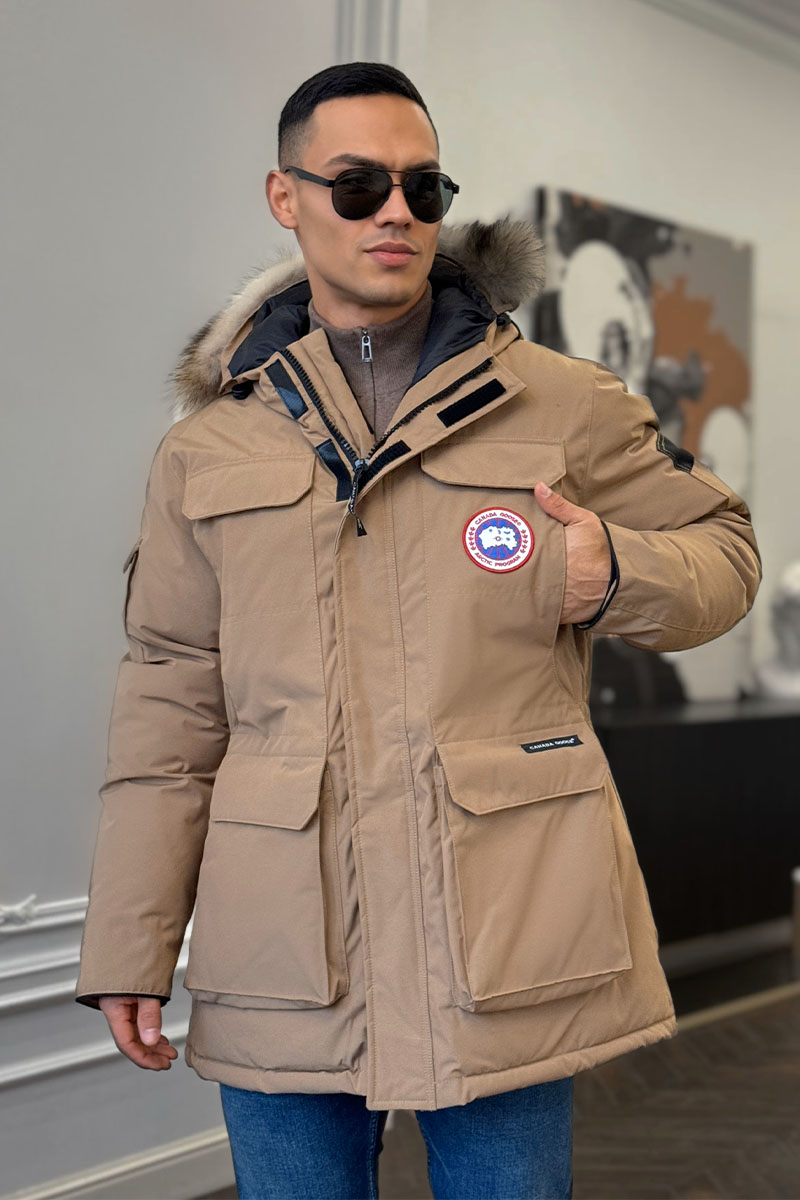 Canada Goose Мужская парка Expedition - Brown