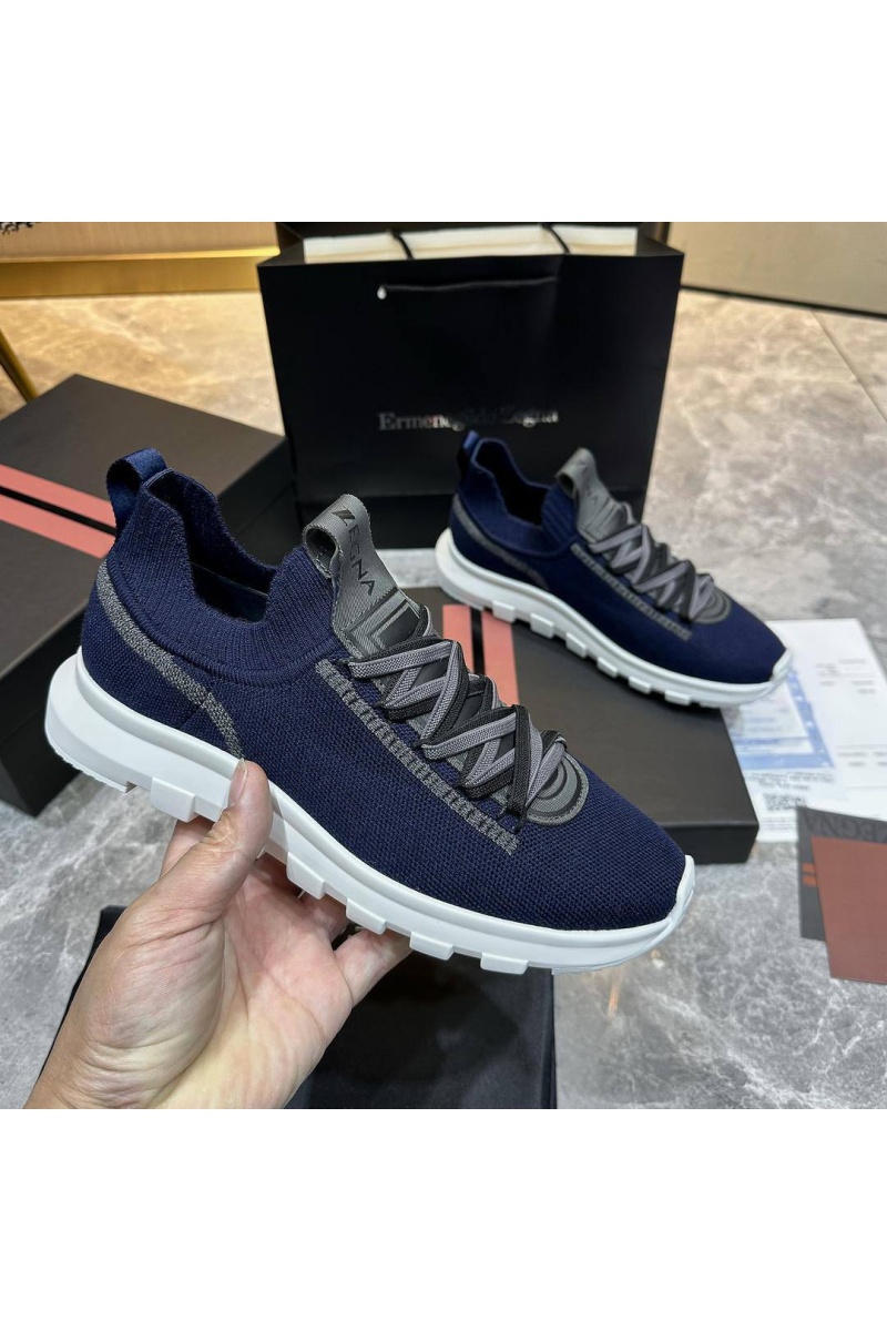 Zegna Мужские текстильные кроссовки