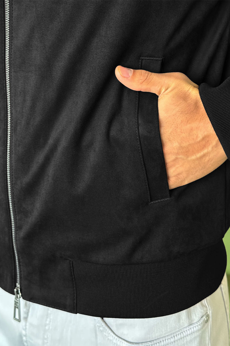 Loro Piana Мужской чёрный бомбер