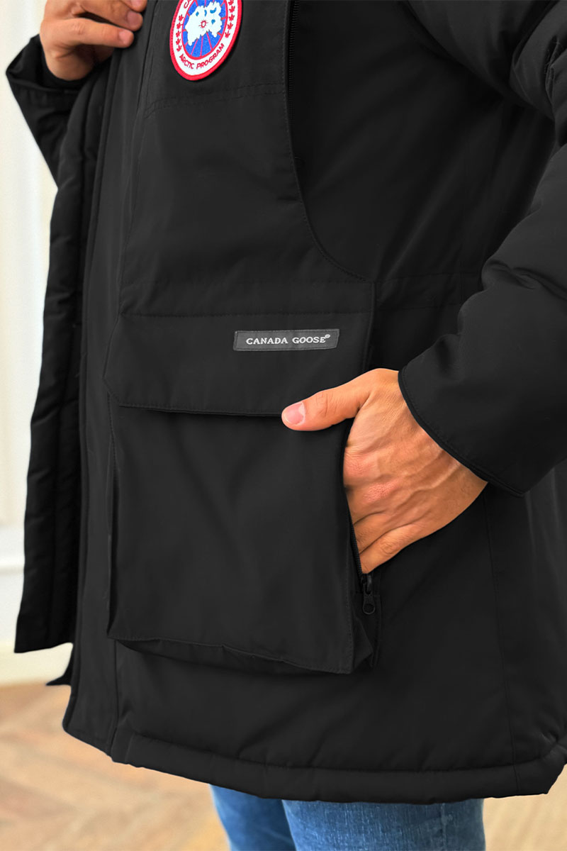 Canada Goose Мужская парка Expedition - Black