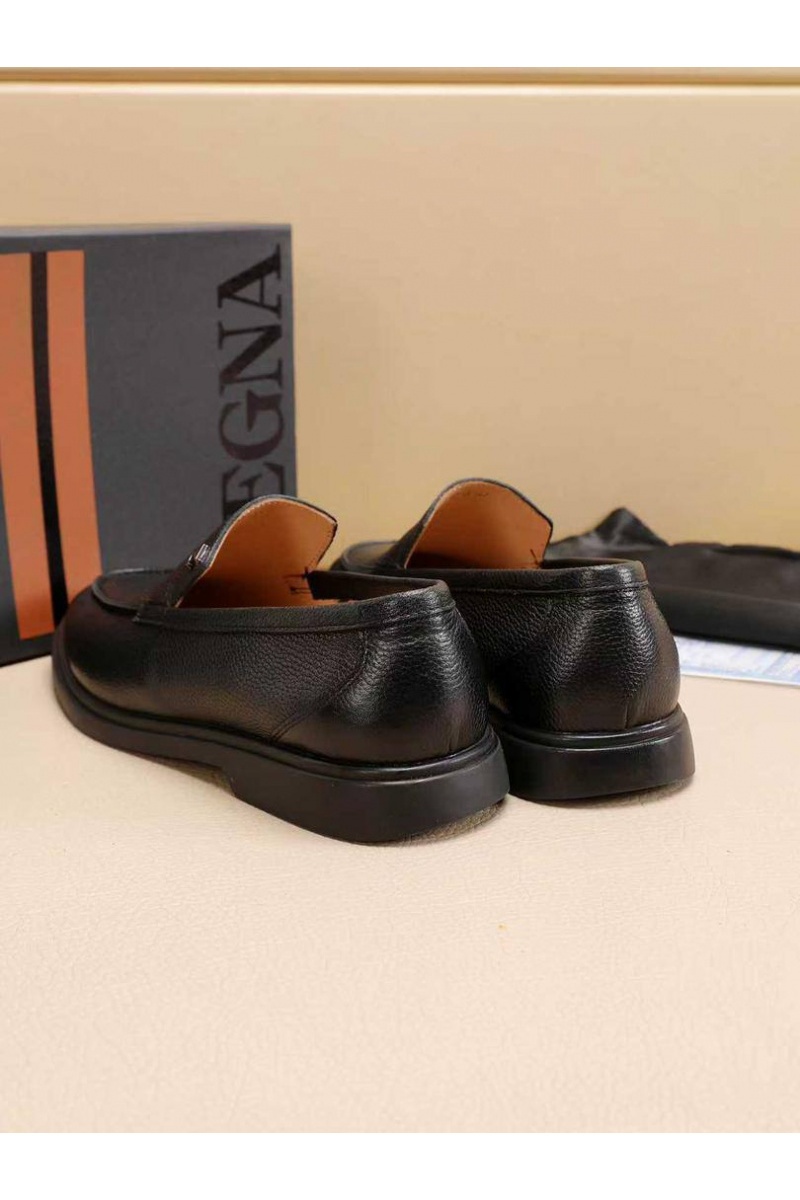 Zegna Мужские кожаные лоферы 