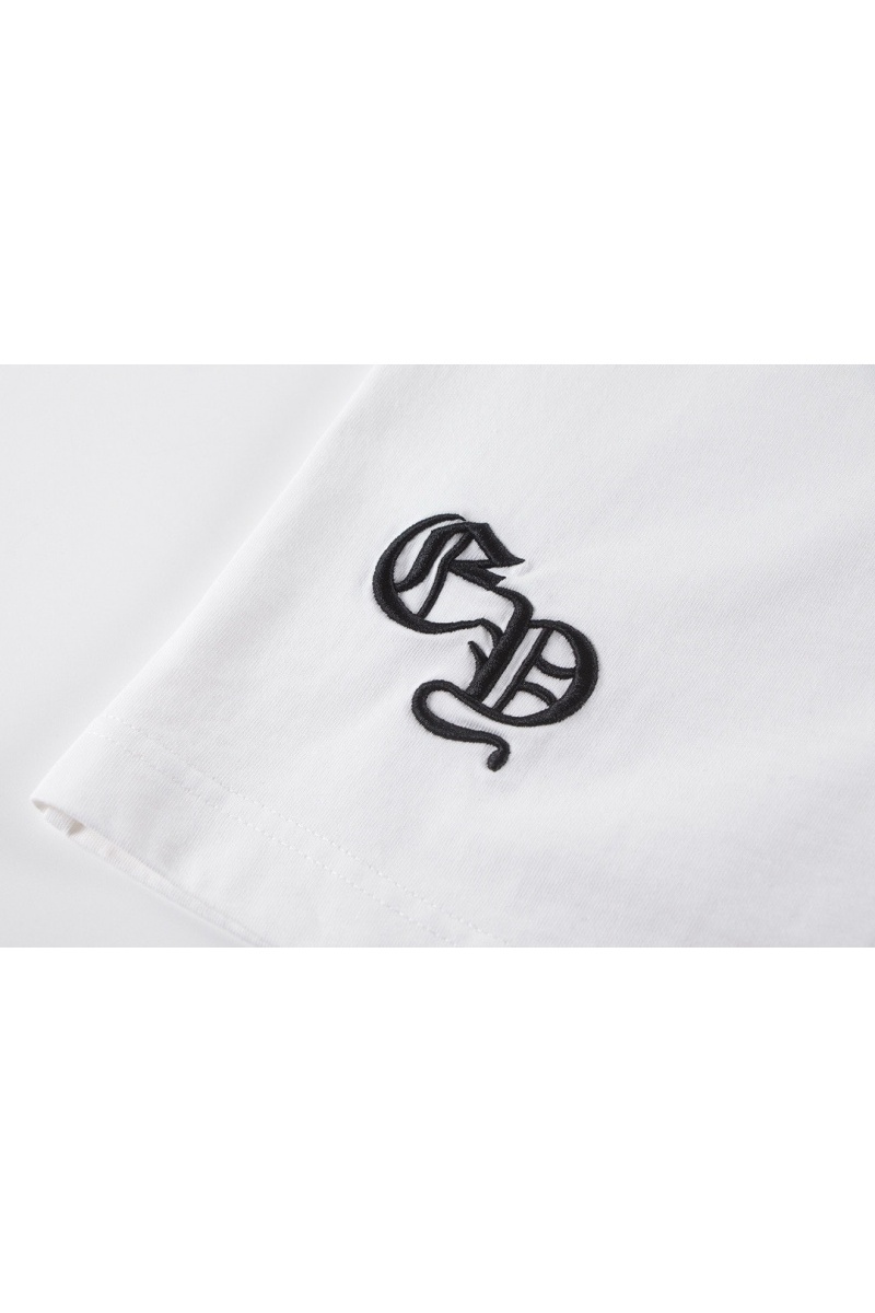 Designer Clothing Белая оверсайз футболка Gothic logo