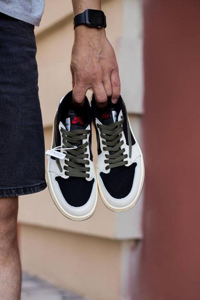 Nike Кроссовки Travis Scott x AJ1 Low OG "Olive" Premium