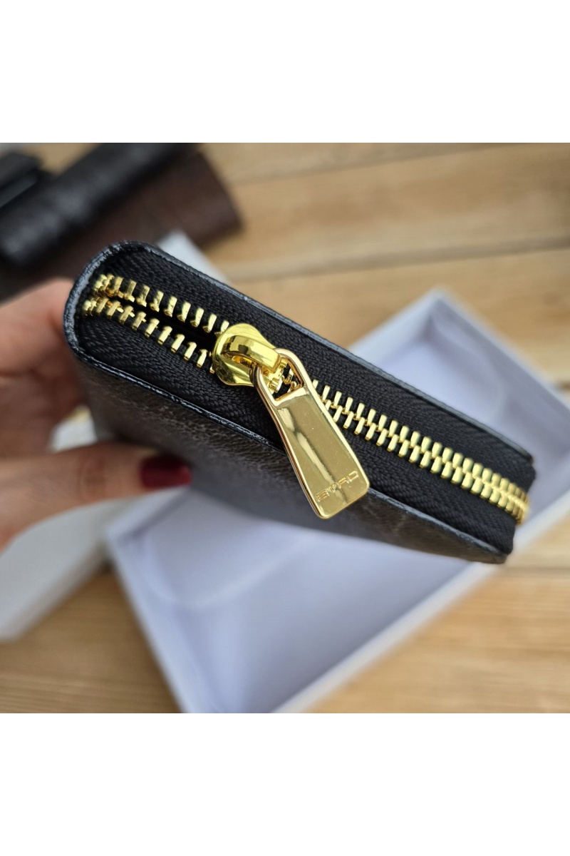 Etro Кожаное портмоне с узором пейсли 19x10 см