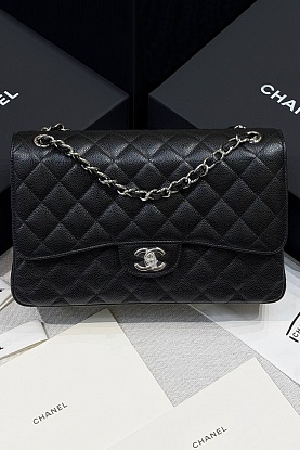 Кожаная сумка Classic Flap premium 30x20x9 см (8 расцветок)