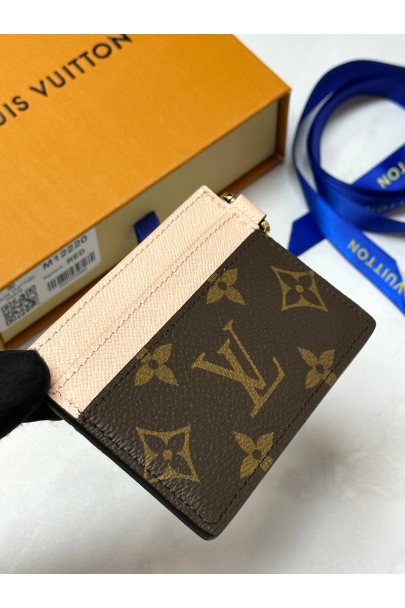 Lоuis Vuittоn Кожаный кардхолдер Charms Vivienne Premium 7.3x0.3x10.2 см