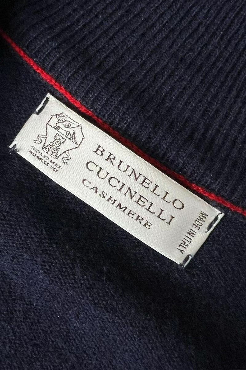 Brunеllо Сuсinеlli Кашемировый свитер Premium - Dark Blue