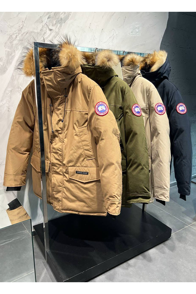 Canada Goose Утеплённая парка тёмно-синего цвета Langford