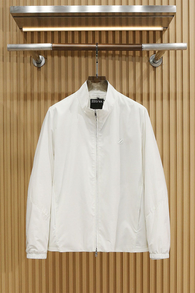 Zegna Мужская белая ветровка 