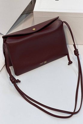 Кожаная сумка Trio Flap premium 22.5x13x3.5 см