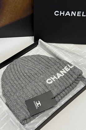 Шапка logo-embroidered premium - Grey