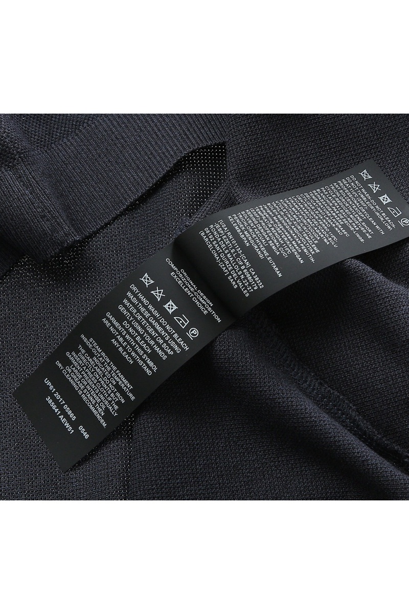 Loro Piana Мужское тёмно-серое поло premium