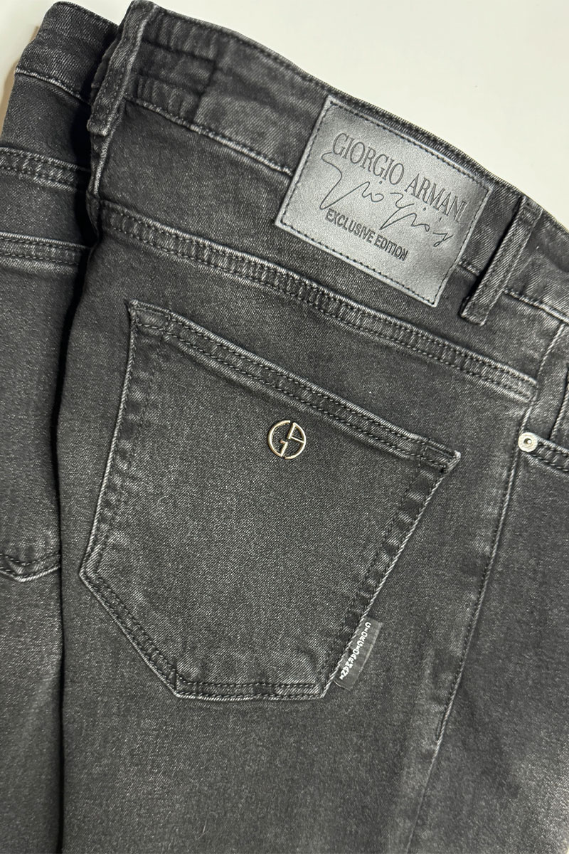 Emporio Armani EA7 Мужские чёрные джинсы