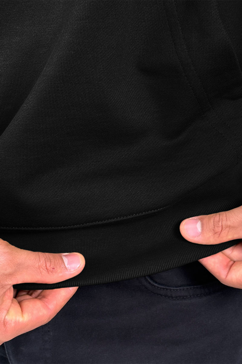 Stone Island Мужское худи чёрного цвета Compass-patch