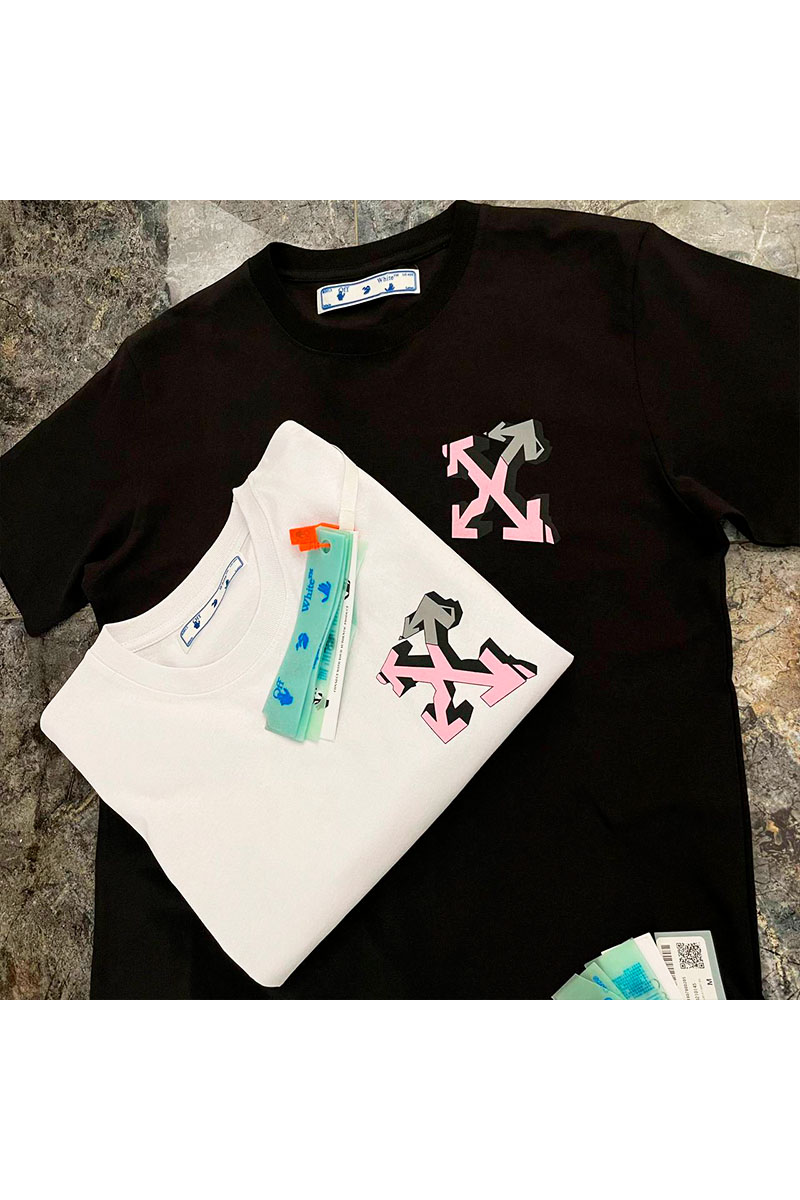 Off-White Белая оверсайз футболка wizard-print