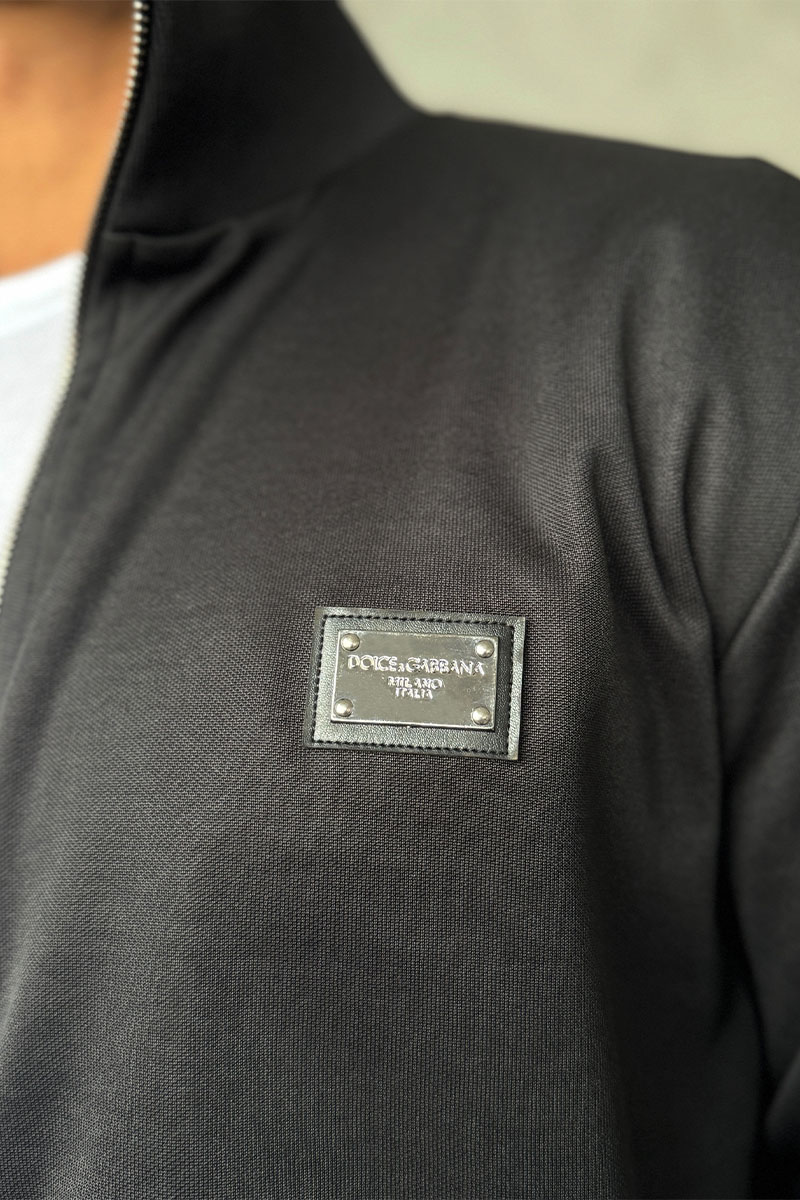 Dоlсе & Gаbbаnа Кофта на молнии logo-plaque - Black
