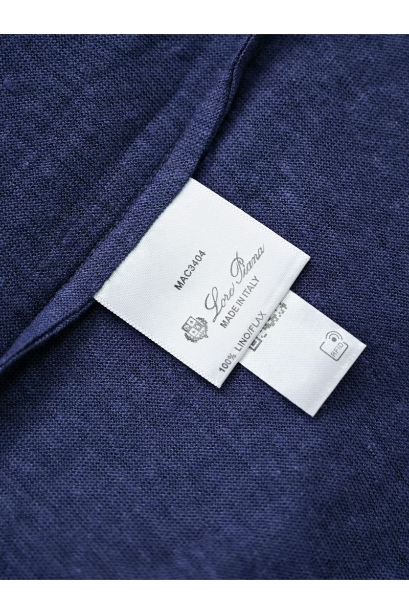 Loro Piana Мужское тёмно-синее поло premium