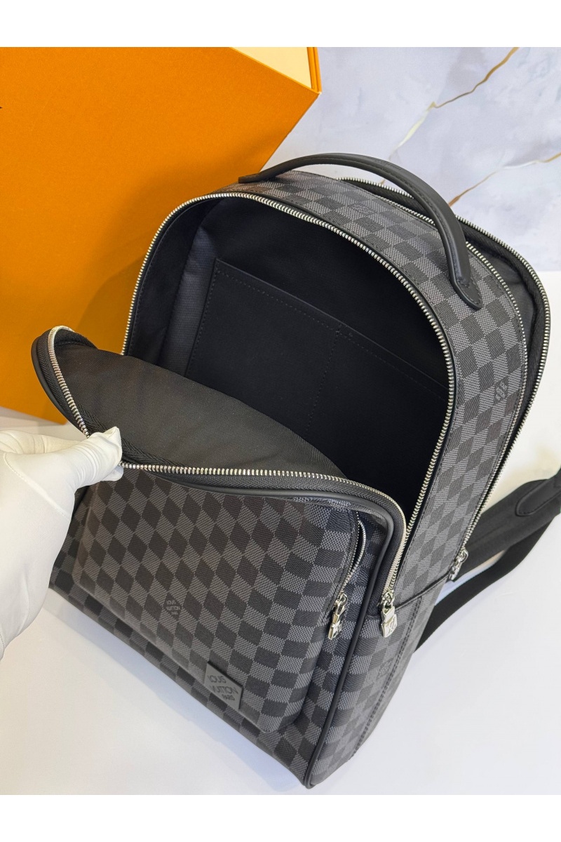 Lоuis Vuittоn Кожаный рюкзак Damier Infini premium 40x31x15 см