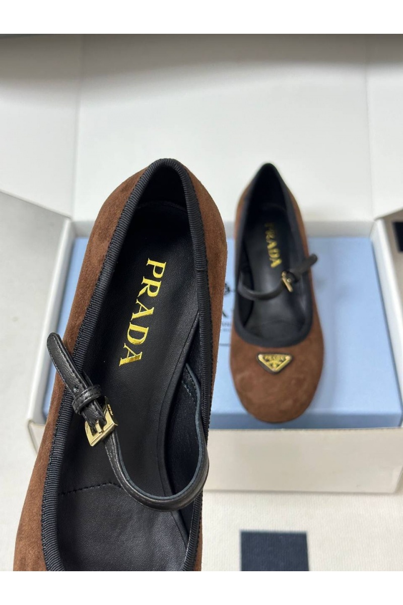 Prada Женские замшевые туфли premium