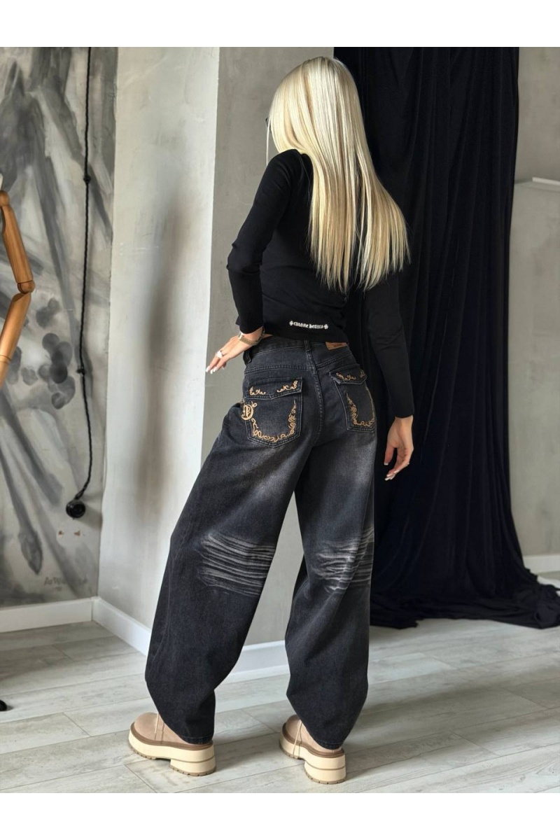 Chrome Hearts Женские джинсы premium