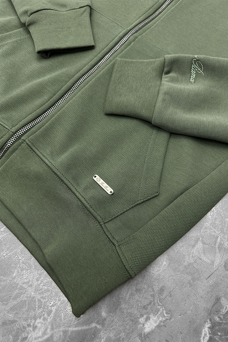 Loro Piana Спортивный костюм logo-embroidered - Green