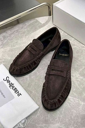 Женские замшевые лоферы premium