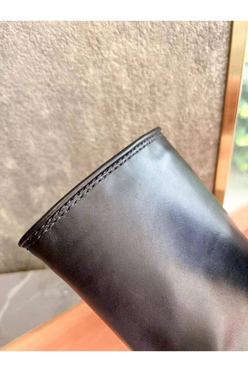 MIU MIU Женские кожаные сапоги Ankle Premium