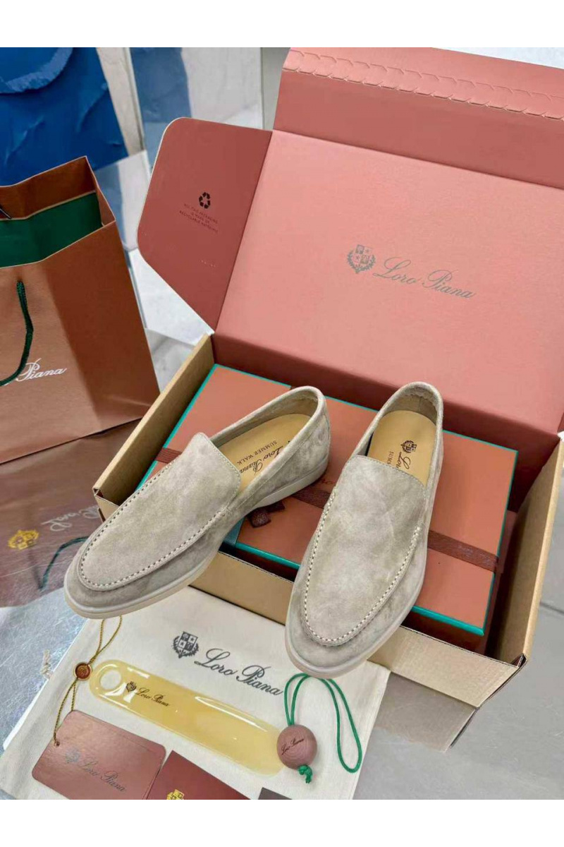 Loro Piana Женские заишевые лоферы Summer Walk premium