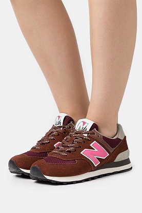 Кроссовки 574 "Brown Pink" original
