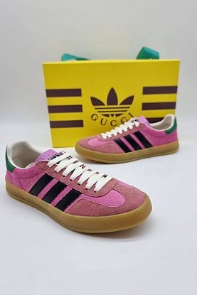 Женские кроссовки  Adidas Gazelle Collaboration - Pink