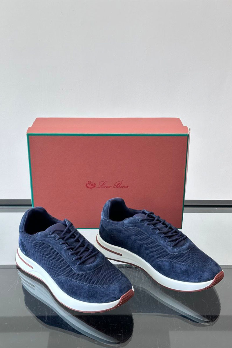 Loro Piana Мужские кроссовки Week End Walk - Navy