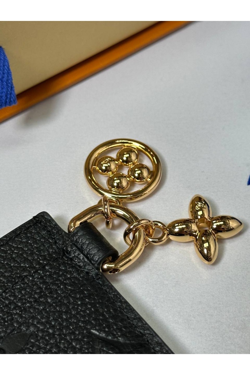 Lоuis Vuittоn Кожаный кардхолдер Charms Vivienne Premium 7.3x0.3x10.2 см